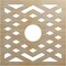 Ekena Millwork Chevron Wood Fretwork Pierced Ceiling Medallion, Birch, 16"OD x 4 1/8"ID x 1/4"T CMWP16X16X0250CHBI - alternate 1